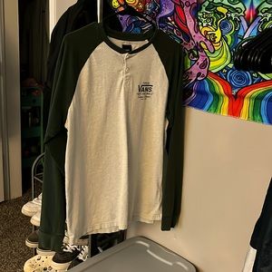 Vans Authentic “Off the wall” custom classic since 1966 long sleeve tee